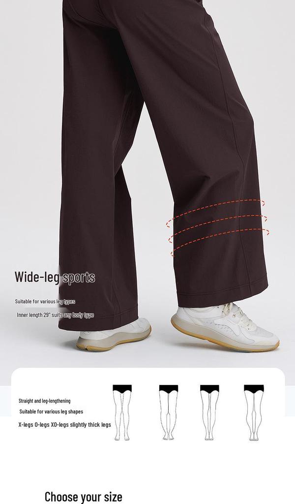 Женские облегающие быстросохнущие спортивные брюки Lulu с высокой талией и широкими штанинами для йоги и бега