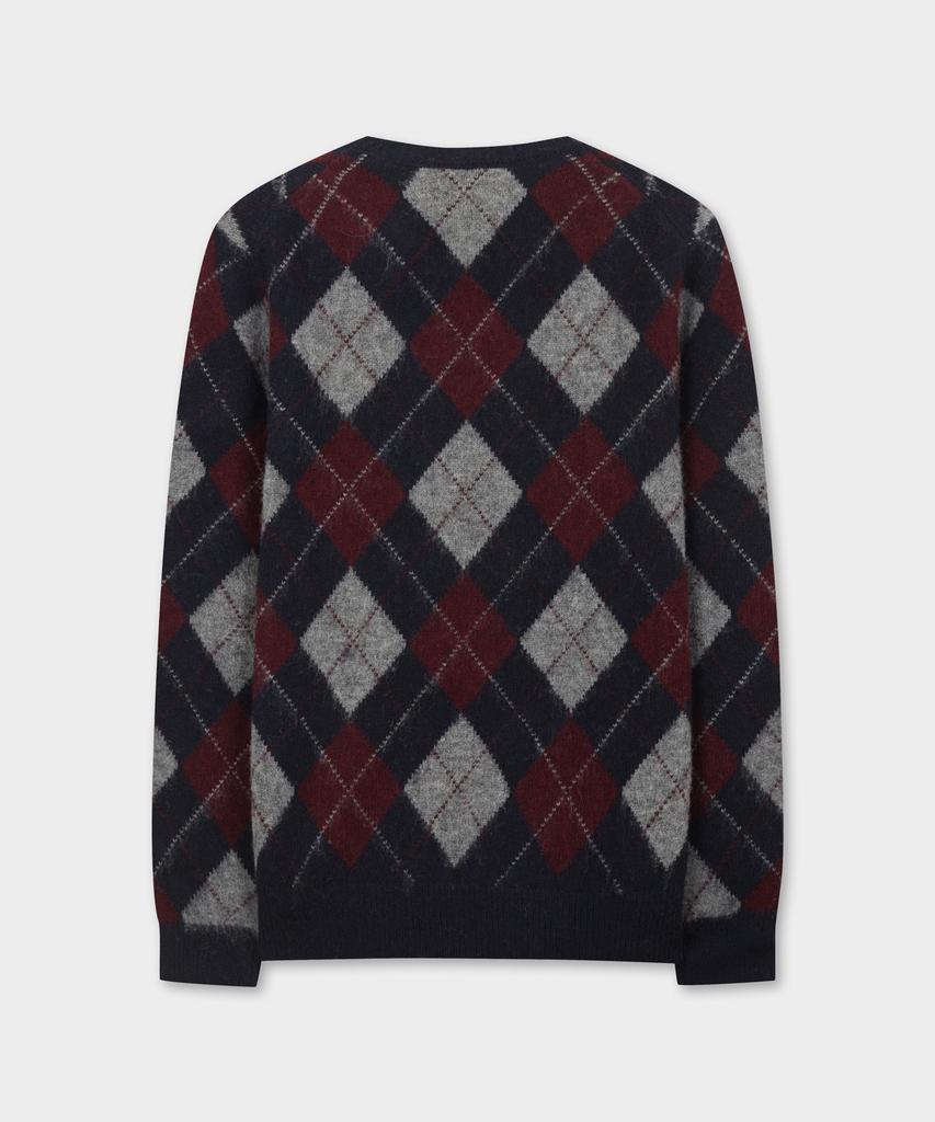 BROOKS BROTHERS Wool Argyle Pattern Crewneck Sweater (Multi) (Bbwrmmf402)