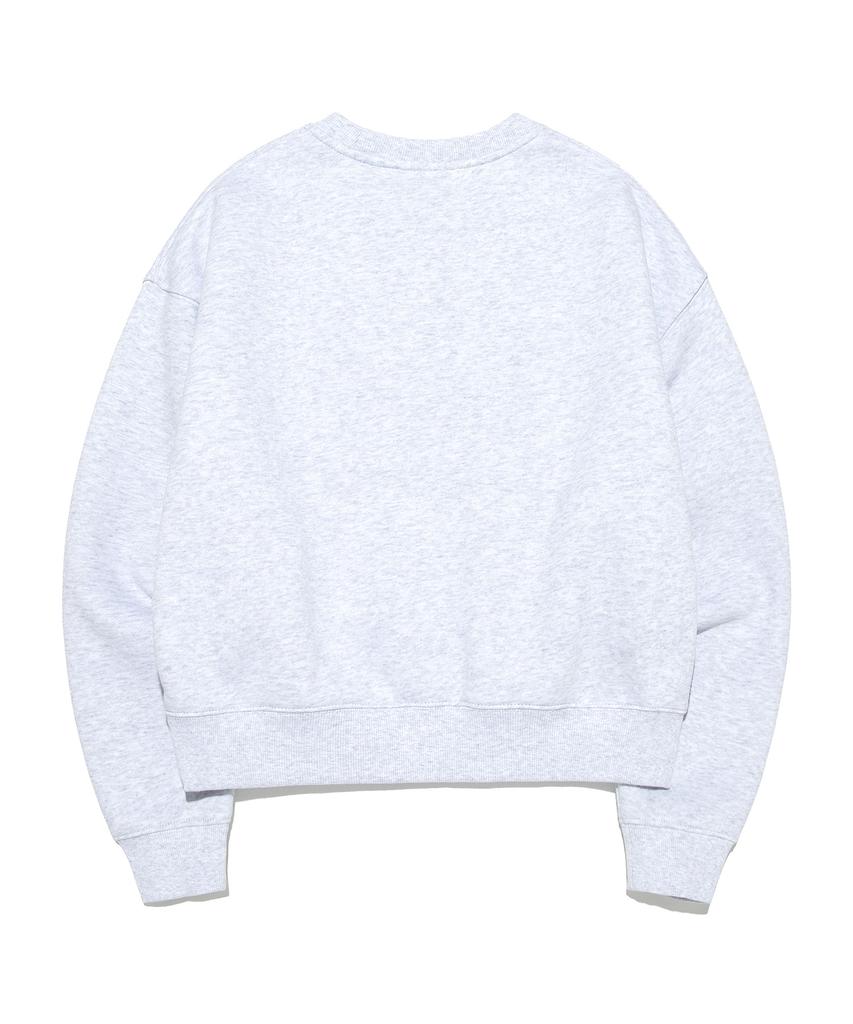 LEE Women Big Twitch Boucle Fleece Sweatshirt Light Gray