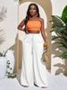 Women's High-Waisted Casual Wide Leg Pants