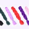 Женские Jumbo вязание крючком плетение Ombre Color Синтетические наращивания волос Kanekalon