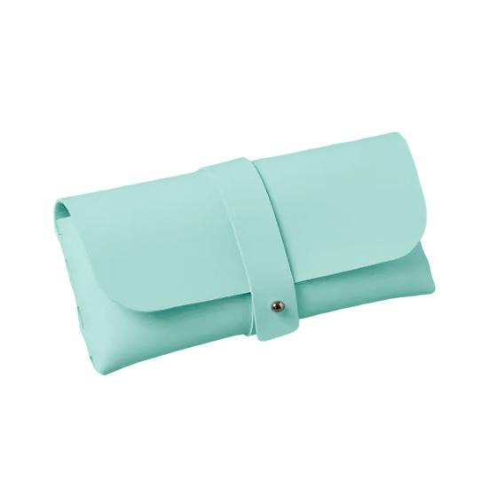 Футляр для очков, устойчивый к царапинам, большой емкости, экономящий место, с мягкой флокированной подкладкой, защитный пылезащитный чехол для солнцезащитных очков из искусственной кожи, ежедневная поставка