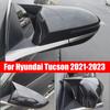 For For Hyundai Tucson 2025 2025 2025 Car Sticker Rearview Side Mirror Cover Wing Cap Exterior Door Rear View Case Trim Carbon