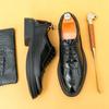 Классические деловые кожаные туфли для мужчин, повседневная свадебная обувь, модные заостренные туфли для офиса, туфли-дерби в британском стиле, туфли-оксфорды