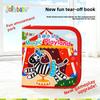 Animal Theme Tearing Book For Infants With Durable Felt Material And Early Learning Activities For Toddlers