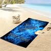 Name Custom St. Louis Blues Print Beach Towel, Large Soft Quick Dry Towel for Beach Camping Swimming