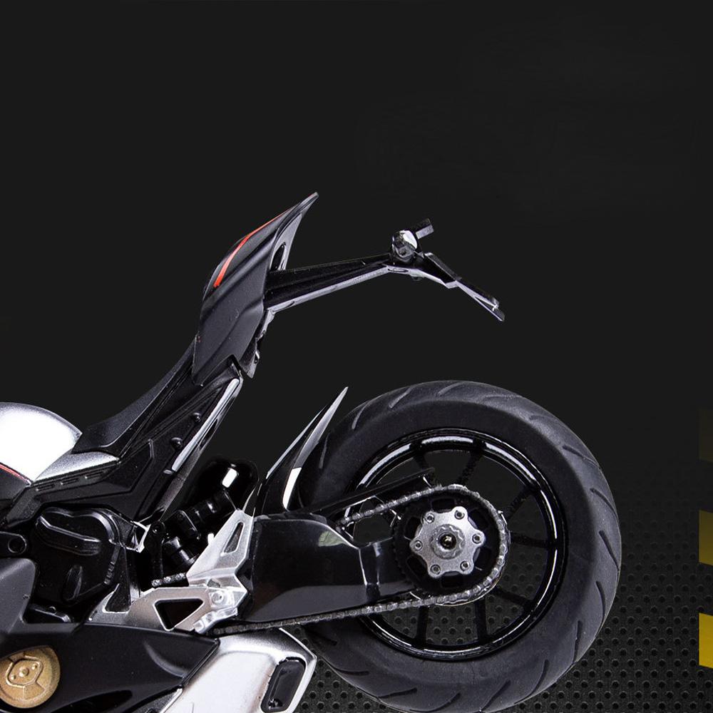1/12 масштаб Panigale V4S, гоночная модель мотоцикла из сплава для беговых лыж, имитация игрушки, уличная модель мотоцикла, коллекция, подарок для детей
