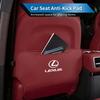 MMLU4 Car Seat Anti-Kick Pad Seatback Storage Protector Cover Accessories For Lexus UX250h RX450h CT200h RX400h NX300h RX350 RX300 GX4