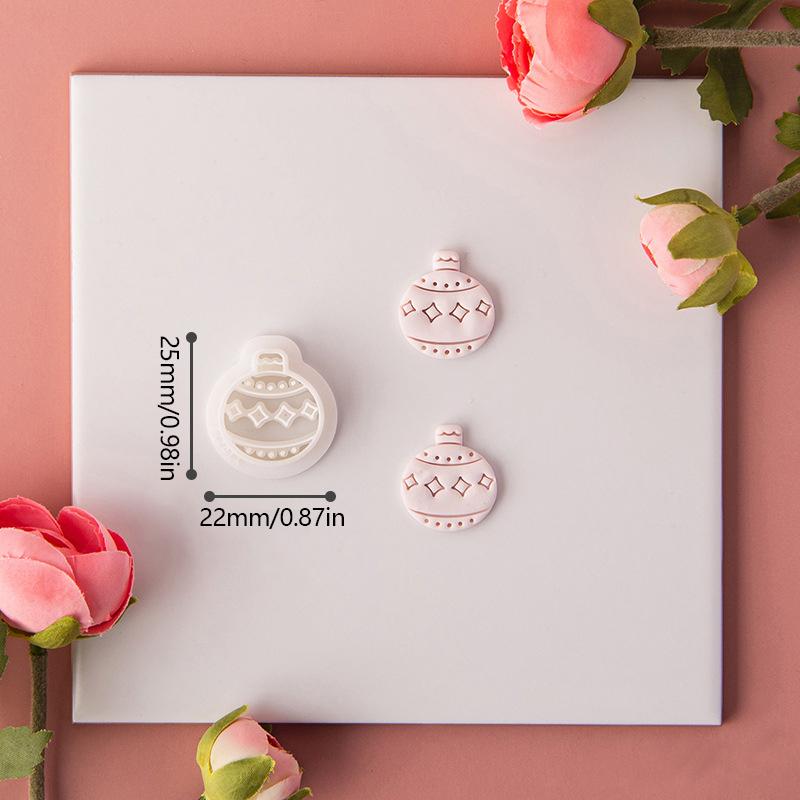 Инструменты для тиснения Мультяшные рождественские колокольчики Носки Хрустальный шар Форма для резки