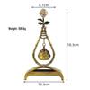 Copper Alloy Hanging Incense Burner - Indoor Aromatherapy Ornament for Agarwood Sticks