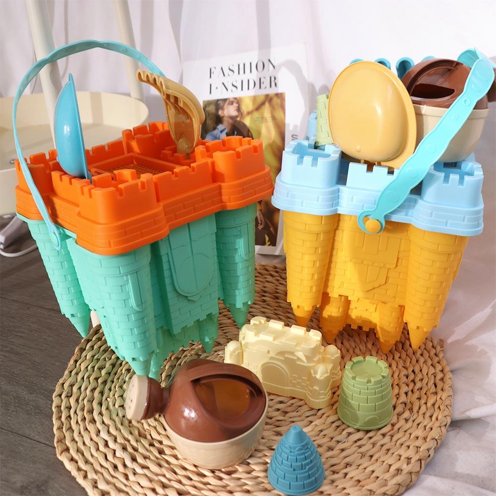 Summer Toys Castle Sand Mold Toy Beach Accessories Castle Bucket Play Sand Set Beach