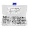 93pcs Threaded Insert 1 Box M3, M4, M5, M6, M8, M10 304 Stainless Steel Blind Rivet Nut Set