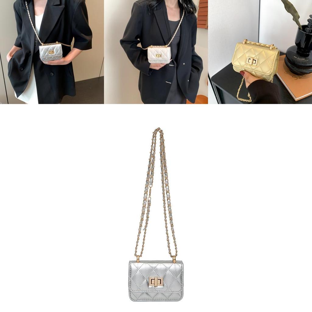 Stylish Retro Chain Shoulder Bag For Women Fashionable Casual Spring Use Small Purse