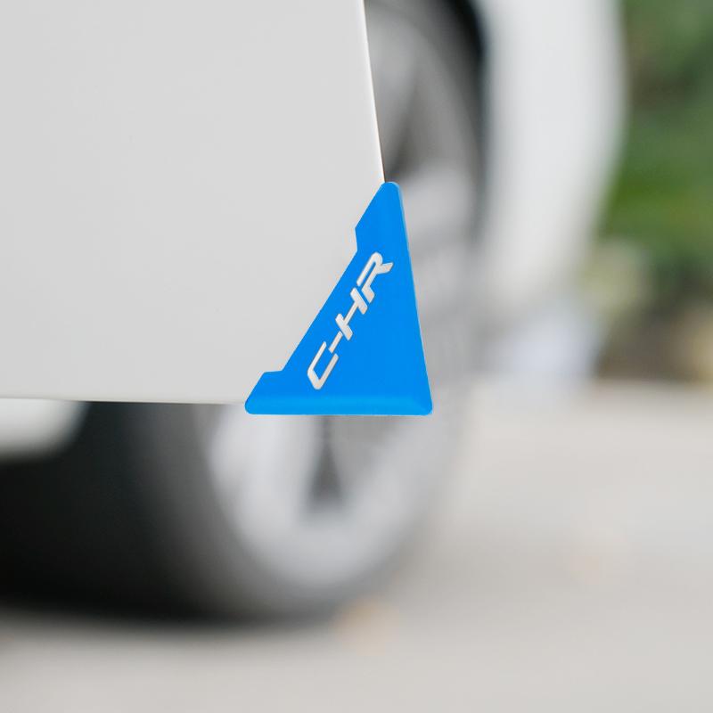 AUQ3 2PCS Silicone Car Door Corner Cover Bumper Anti-Scratch Protector for Toyota CHR C-HR Accessories Car Styling