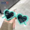 Детские солнцезащитные очки Love Shape Baby Beach Uv Protection Glasses Персонализированные очки для мальчиков и девочек Tide