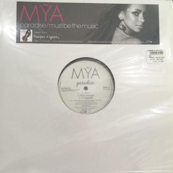 12inch Record MYA - Paradise / Must Be The Music MRL19801019P Manhattan Recor 2008 Japan Pop Used