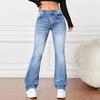 Womens Jeans Pants Fit Jeans Stretch Denim Pants With Pockets Trousers Jeans For Women