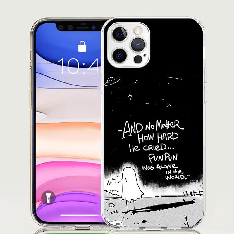 Чехол для телефона Oyasumi Punpun для iPhone 17 Air 16 15 Plus 11 14 Pro Max 13 Mini 12 7 8 + SE Узор Арт Индивидуальный Чехол 17 Air 16