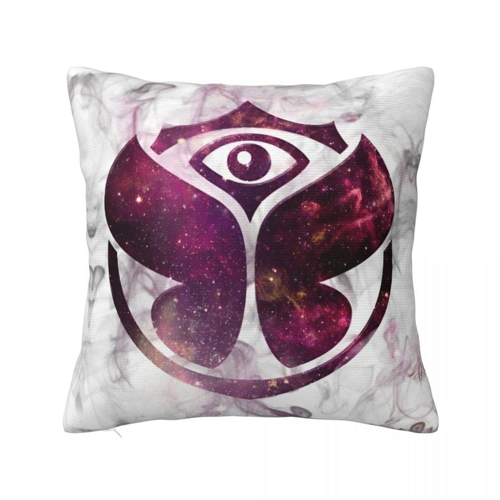 Tomorrowlandd Flag Pillowcase Polyester Cushion Cover Decorative Music Festival Throw Pillow Case Cover Home Square 18'