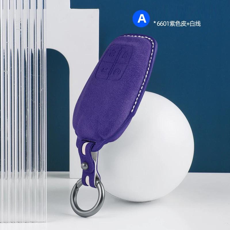 Car Key Case Cover Shell Fob for Ferrari 488 Roma SF90 F8 Protofino 812 458 F430 U4 Buttons Car Remote Keychain Accessories