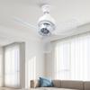 Detachable Electric Fan AC85-265V E27 Screw Mouth Fan Portable Ceiling Fan  Living Room