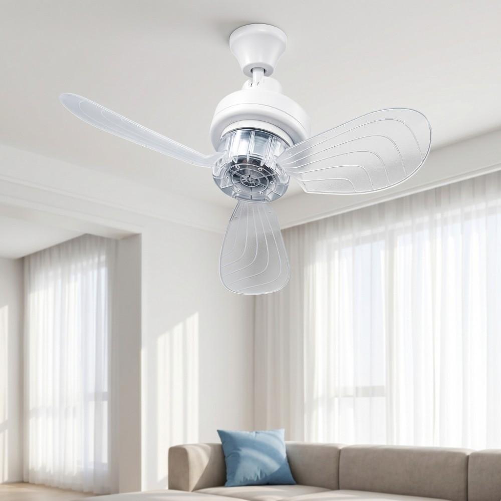 Detachable Electric Fan AC85-265V E27 Screw Mouth Fan Portable Ceiling Fan Living Room