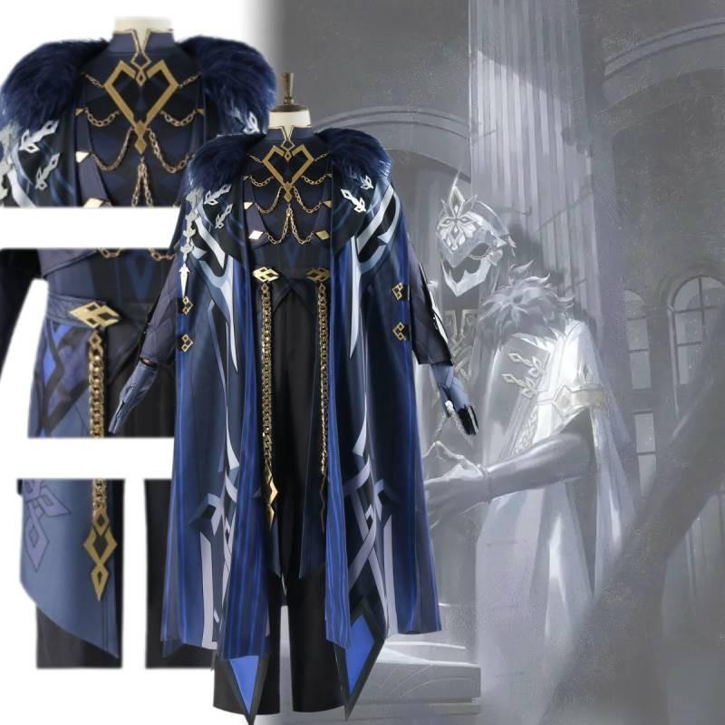 Genshin Косплей Костюм Капитана Капитано Хэллоуин Карнавальный Костюм Костюм