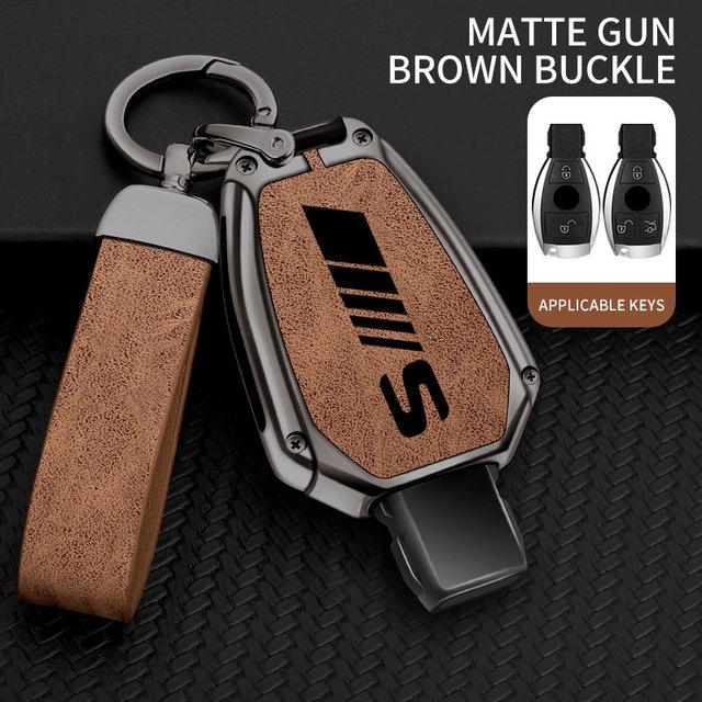 Чехол для ключей из цинкового сплава для Mercedes Benz S Class W221 W222 W223 S320 S350 S400 S450 S500, брелок для ключей Benz, аксессуары