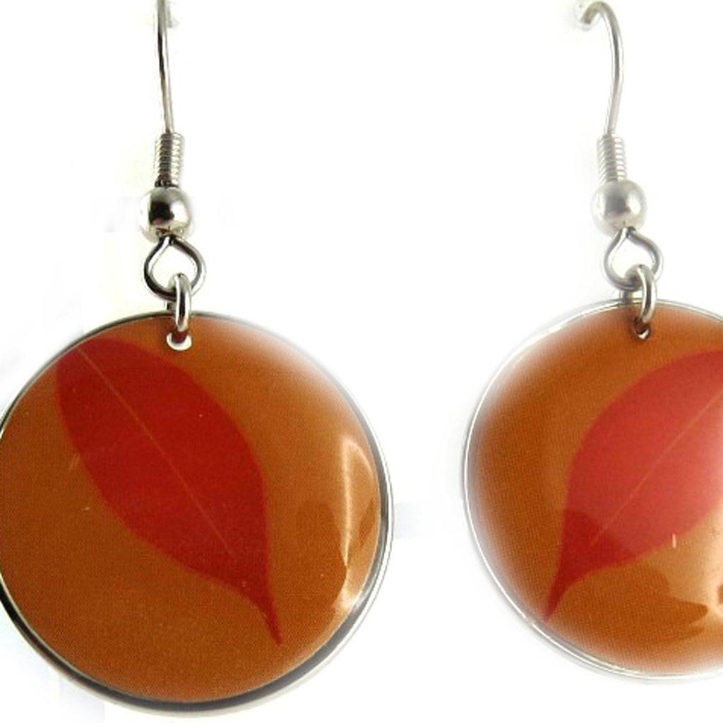 Les Trésors De Lily [D8255] - Orange 'Bamboo' Designer Loops