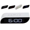 Светодиодные цифровые часы с 12/24-часовым преобразованием, регулируемой яркостью, прикроватный будильник -0801