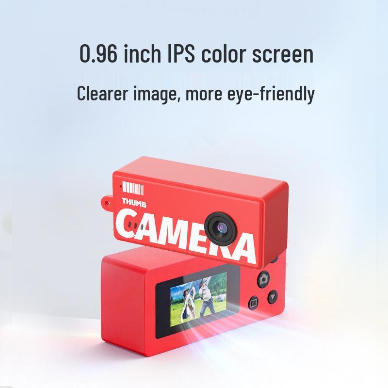 X7 Mini Thumb Camera Pendant: HD Photos & Phone Upload, Student-Friendly Carry-On Screen Camera