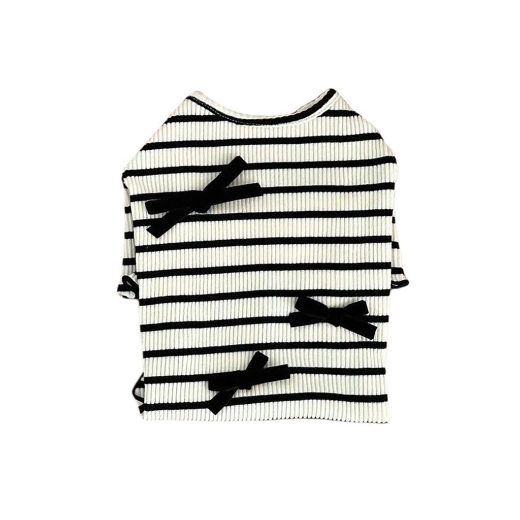 Puppy Dress Skirt Cats Beach Skirt Bowknot T-shirt Dress Beach Puppy Dog and Cats Princess Holiday Wedding