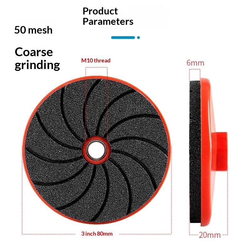 Efficient 80mm Chamfering Disc M10 for Precise Ceramic Tile Edge Polishing