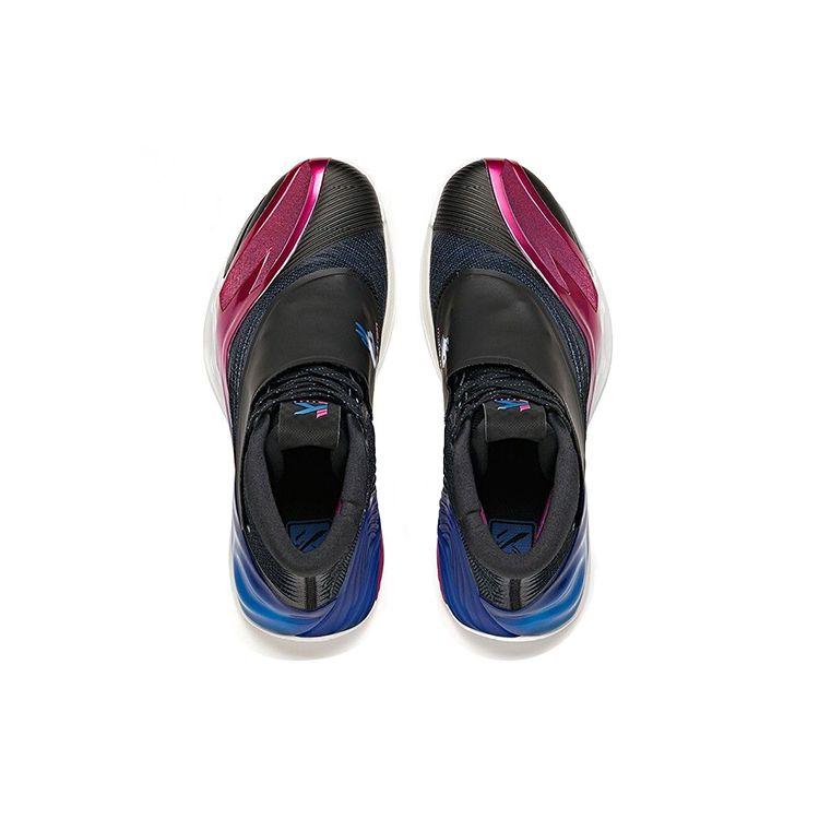 Anta Баскетбольные кроссовки KT6 Dark Night Storm с высоким верхом, мужские баскетбольные кроссовки, черные, синие, фиолетовые, 112041101-11