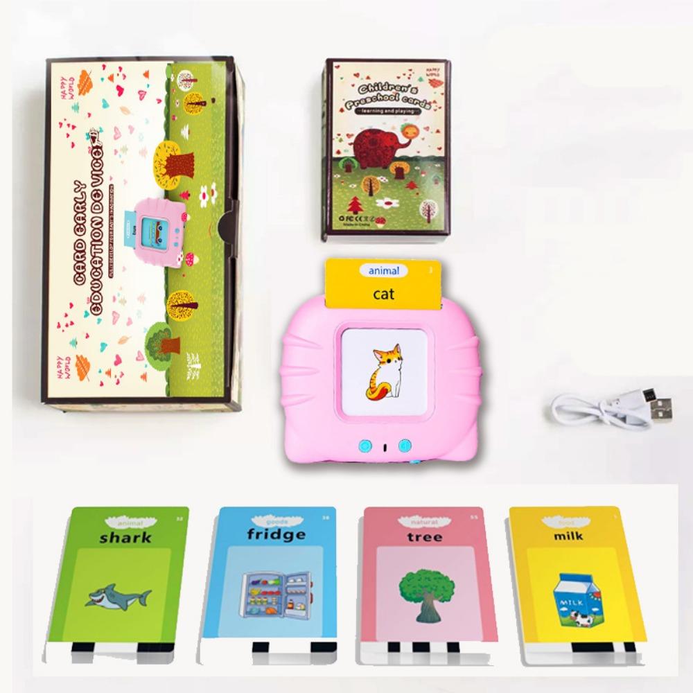 Early Educational English Flashcards Language Learning Talking Flash Cards  For Kids Infant