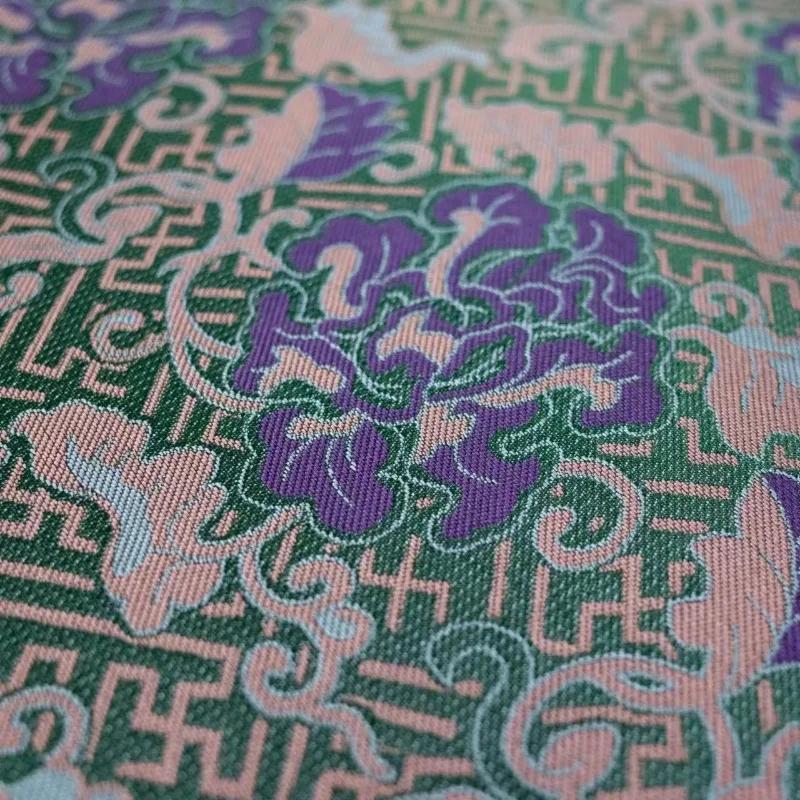 Hanfu Jacquard Fabric European Style Home Textile Fabric for Sewing Dress Sofa Bag Upholstery Furniture Background Decor