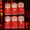 6pcs/set Cartoon Snake Year Red Envelopes Chinese Style Money Packet  Chinese New Year