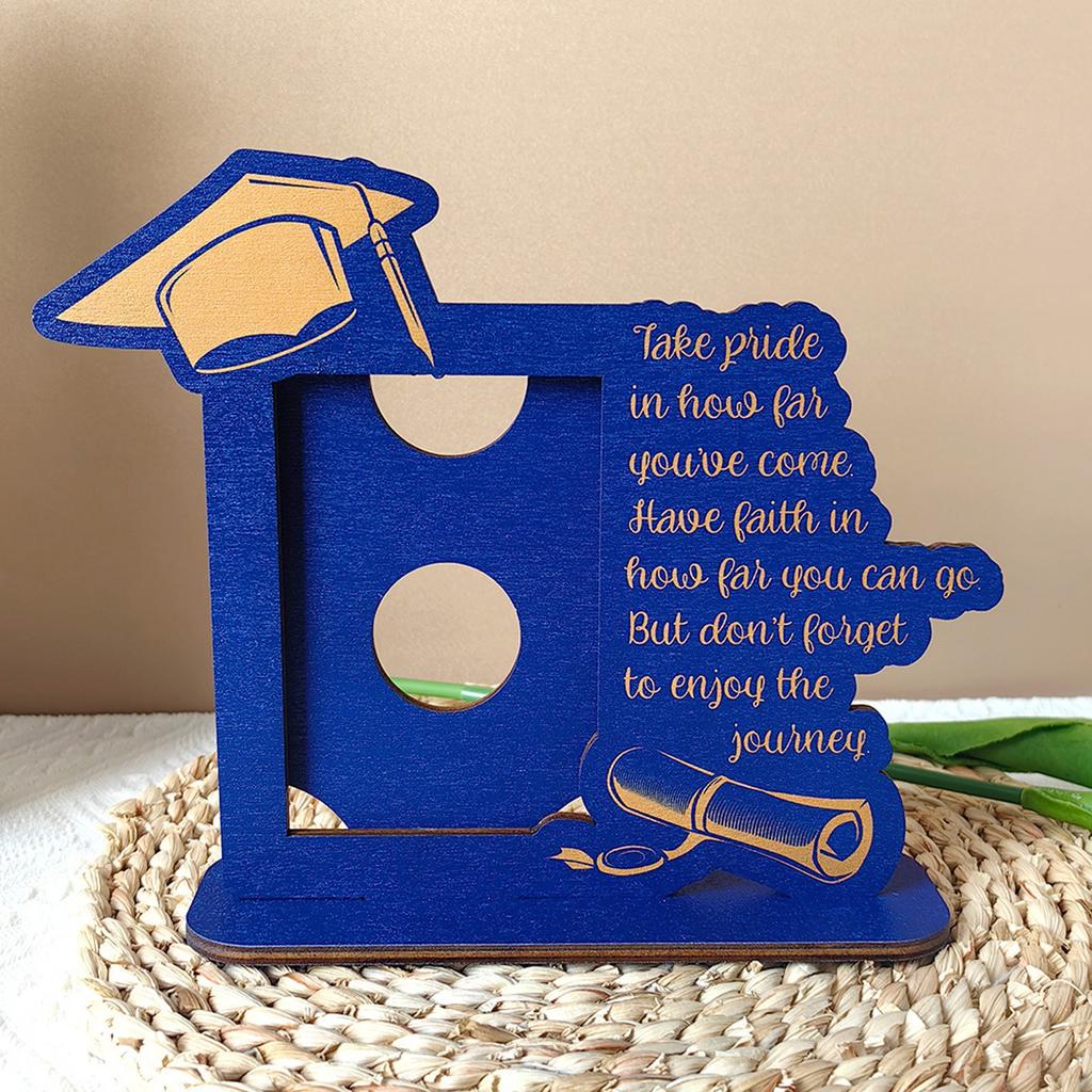 Three Dimensional 2025 Graduation Season Wooden Holiday Decoration Ornaments Graduation Season Gifts