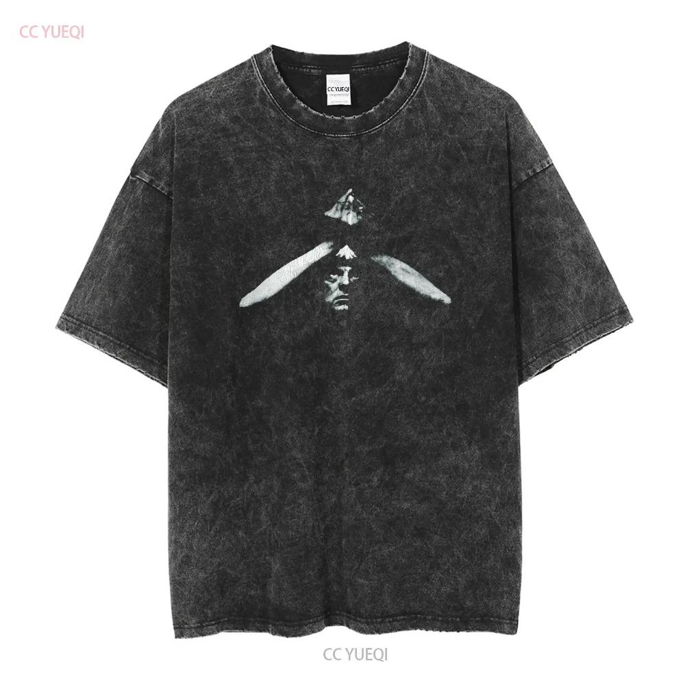 Винтажная футболка Y2K Алистер Кроули р. XL Телема Оккультизм Магия Золотая Заря с длинным или коротким рукавом винтажная стиранная унисекс