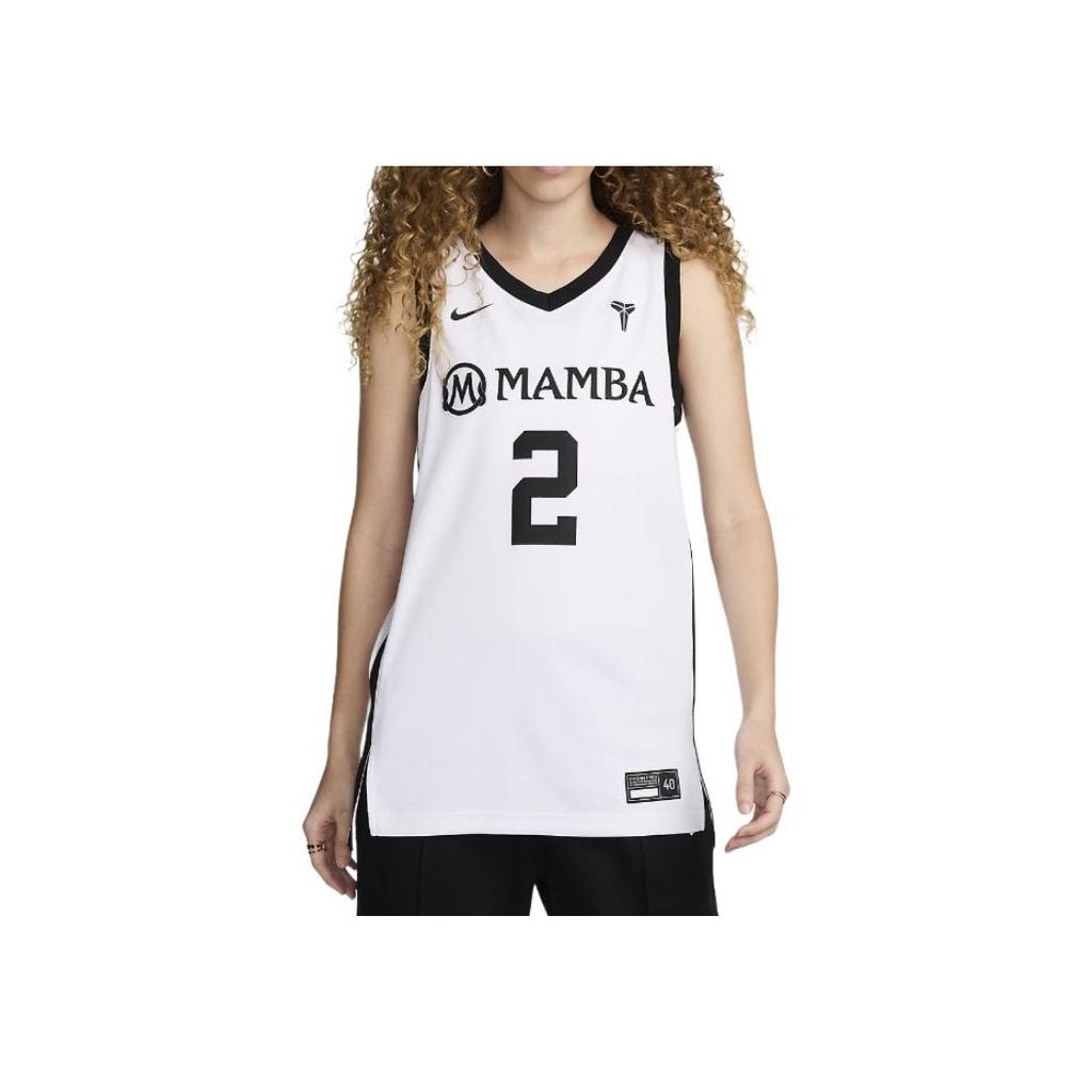 Nike Баскетбольная майка Gigi Bryant Mambacita, белая/черная, унисекс, топы HF7754-100
