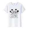 Vintage Disney Cartoon Men Tshirt Tops Summer Blouses Women Short Sleeve T-shirt Gothic Tee Ladies Mickey Mouse Graphic Clothes