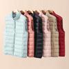 Korean Style Loose Fit Plus Size Down Cotton Vest for Women - Autumn/Winter Versatile Outerwear