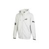 Logo Print Zip-Up Hoodie Casual Jacket Men Jackets Gray 676668-04