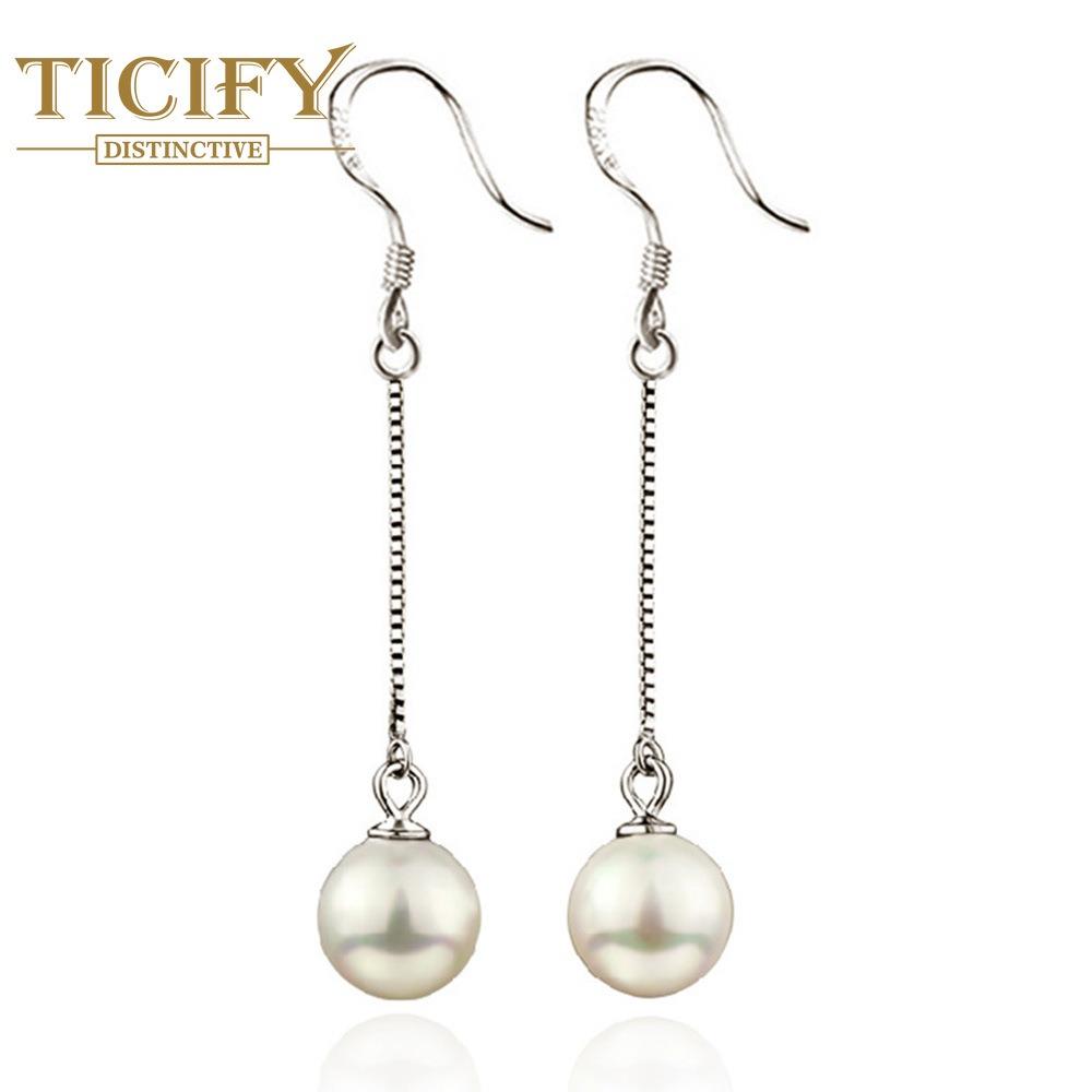 Темпераментные женские длинные серьги с имитацией жемчуга, универсальный крючок для ушей принцессы