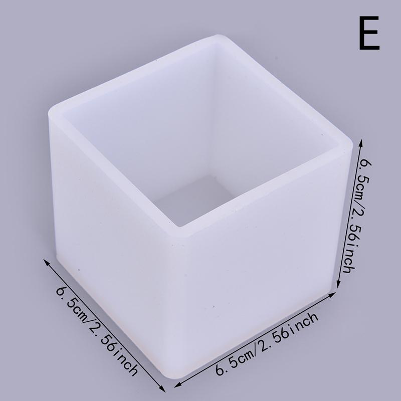 1 шт., силиконовая форма для свечей в форме куба, квадратная форма для поделок из гипса
