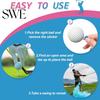 Safe Gender Reveal Option Golf Ball with Tee Exploding Assured Quality Set Powder Explosion Announcement Party Themed Decoration Supplies