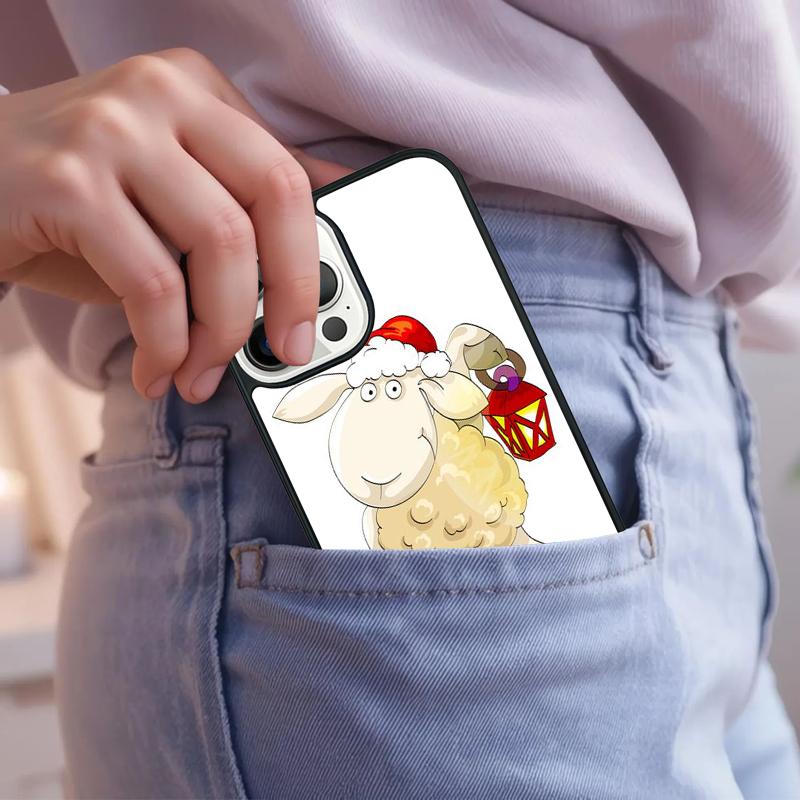 Cute Baby Pygmy Goat Phone Case For iPhone 17 Air 15 16e 14 13 Pro Max Coque 12 11 Pro Max PLUS cover