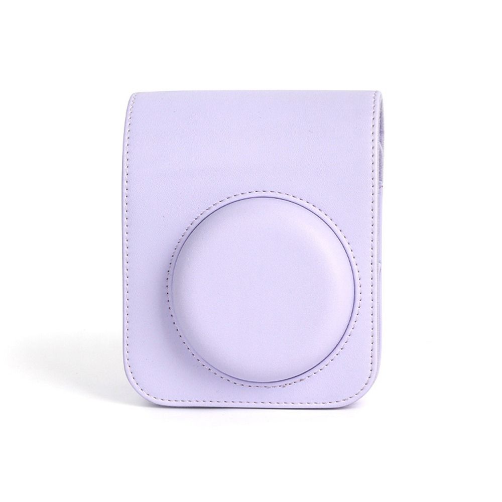 with Shoulder Strap Instant Camera Case PU Leather Protective Cover for Fujifilm Instax Mini 12