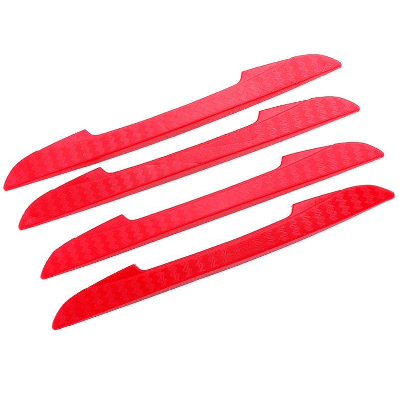 4 шт., защитная полоса для боковой двери автомобиля, защитная полоса, защита для бампера, ручка, 3D наклейка, Стайлинг автомобиля