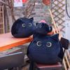 10/30CM Black Cat Plush Pillow Cartoon Cat Head Cat Doll Gift Cuddly Pillow Cushion Doll  Girl